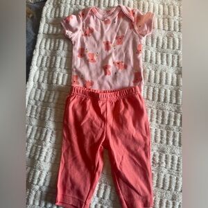 Carter's Pink and Coral Baby Set